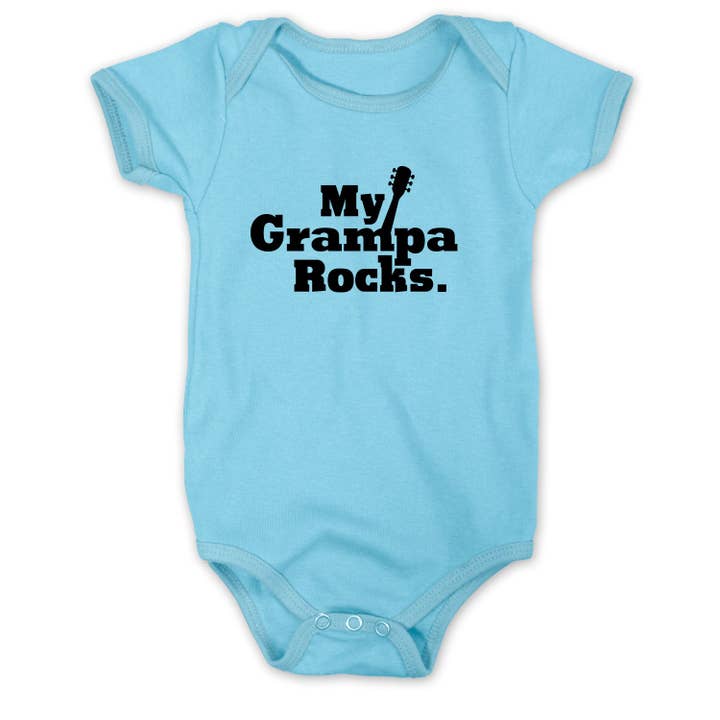 Sol Baby Original My Grampa Rocks Bodysuit for wholesale by Sol Baby