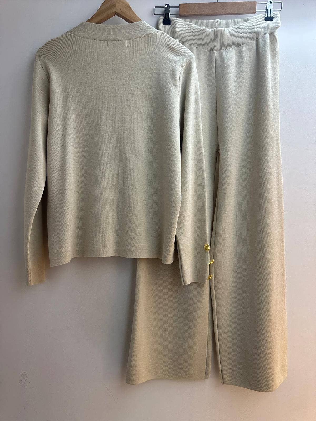 LORIANE - Wholesale Top & Pant Set (NOT Loungewear) - Women's - 7338 knit set cardigan + pants one size1