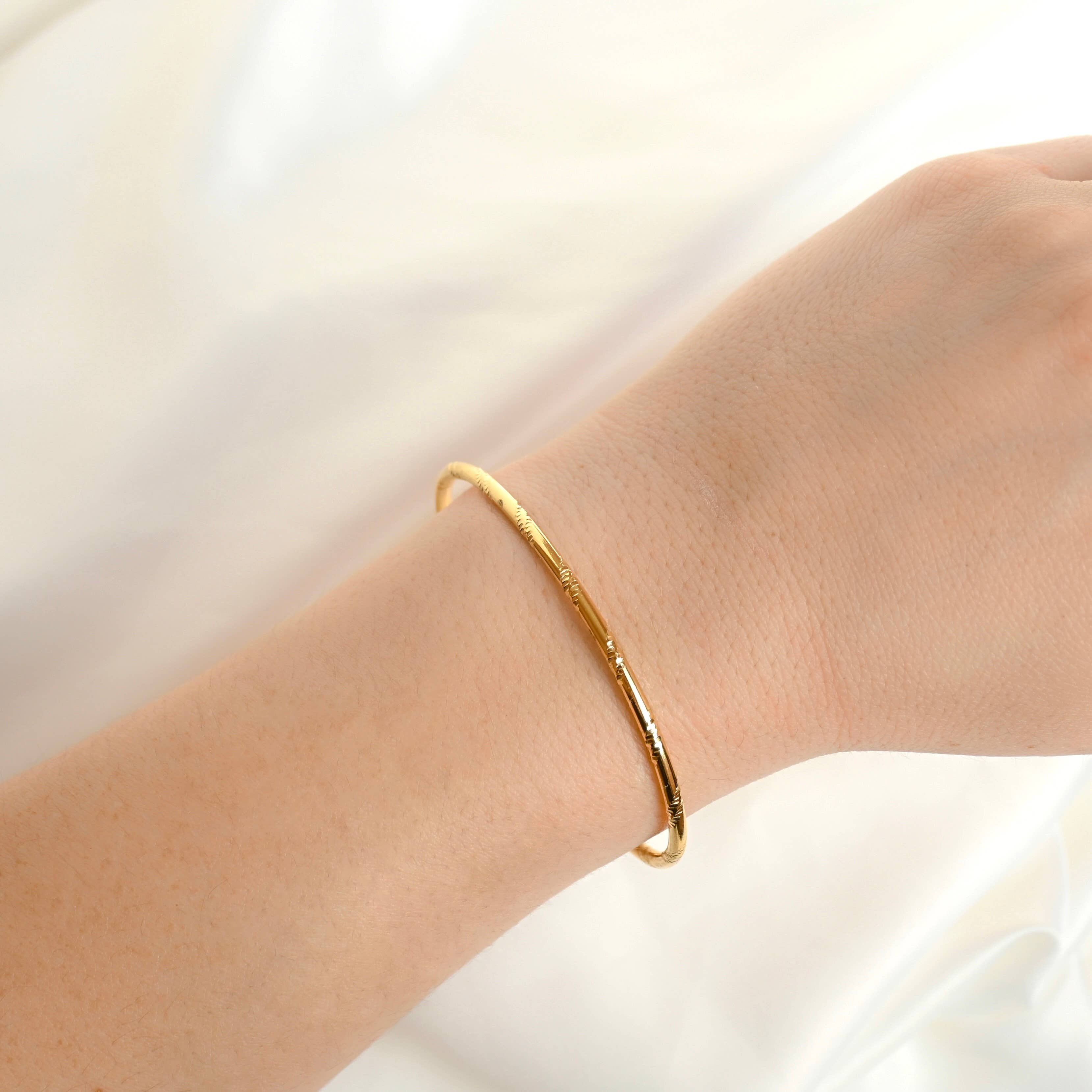 Blueyejewelry - Wholesale Cuff Bracelet - Slim Cuff Bracelets - Waterproof Gold Open Bangle -Claw Cuff12