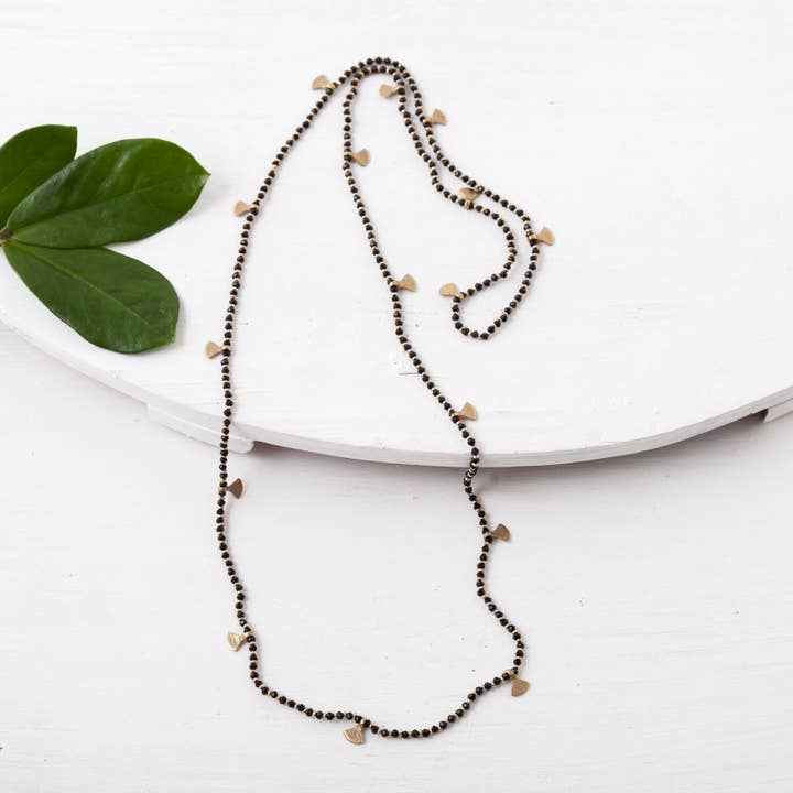Baizaar - Venta al por mayor Collares de cuentas/perlas - Collar en forma de abanico con cuentas