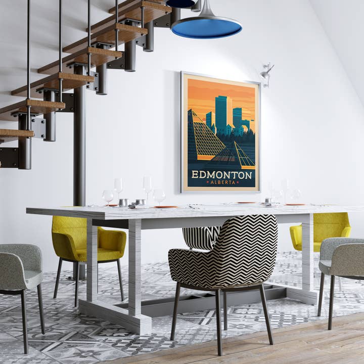 Olahoop Travel Posters - Wholesale Poster - Edmonton Alberta - Canada travel poster1