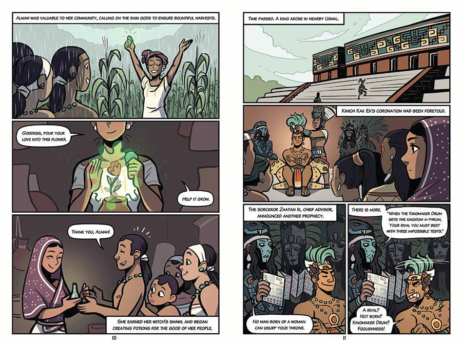 Lee & Low Books Inc - Wholesale Graphic Novel - Rise of the Halfling King by David Bowles & Charlene Bowles3