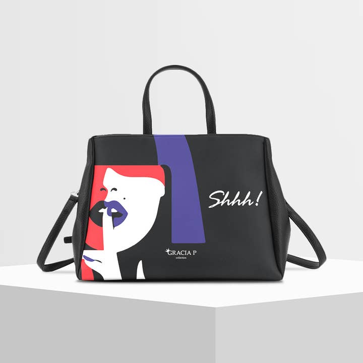 GLOBALSHOP SRL - Vente Sac porté épaule – femme - Sac Cukki par Gracia P - Shhh