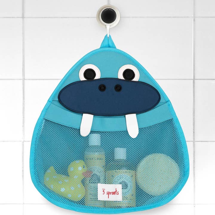3 Sprouts - Wholesale Bath Toy - Baby - Walrus Bath Storage