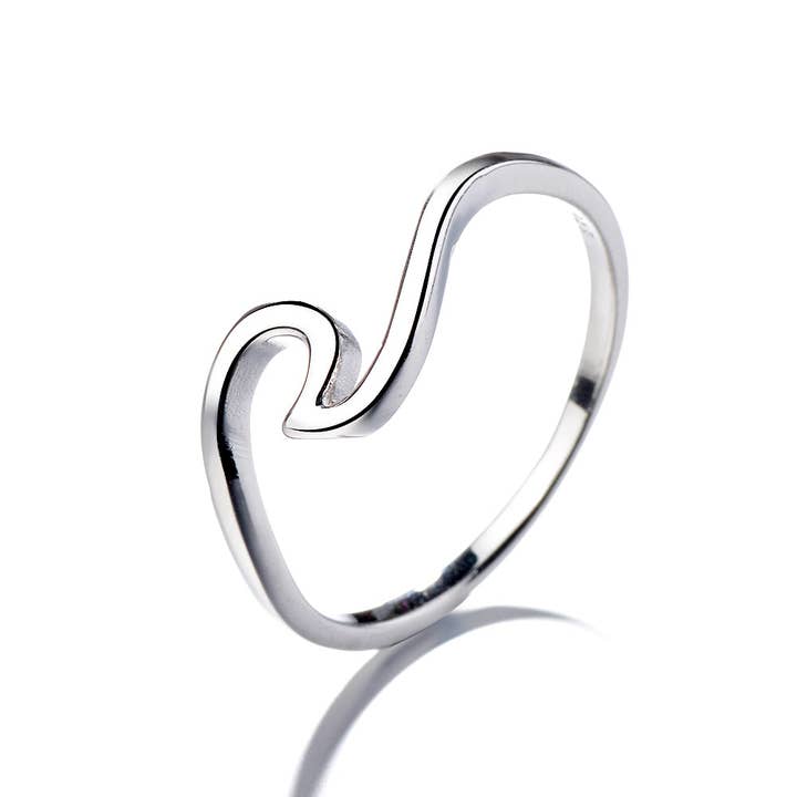 Sterling Silver Surfing Wave Ring for wholesale by Amy and Annette