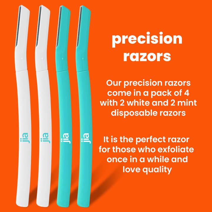 jia Personal Care - Wholesale Razor - Dermaplaning Facial Razors Display + Razors Prepack4