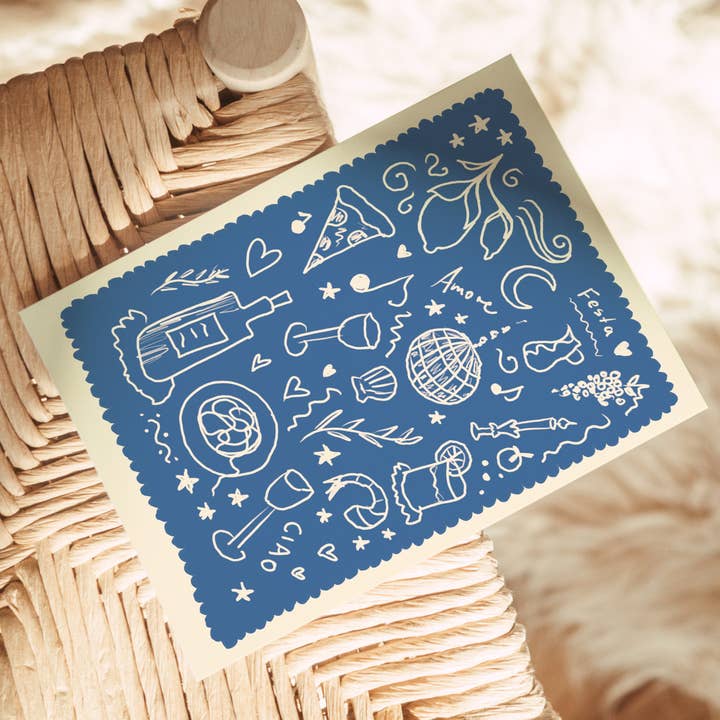 Studio Dolci - Wholesale Postcard - POSTCARD ITALIAN FESTIVAL2