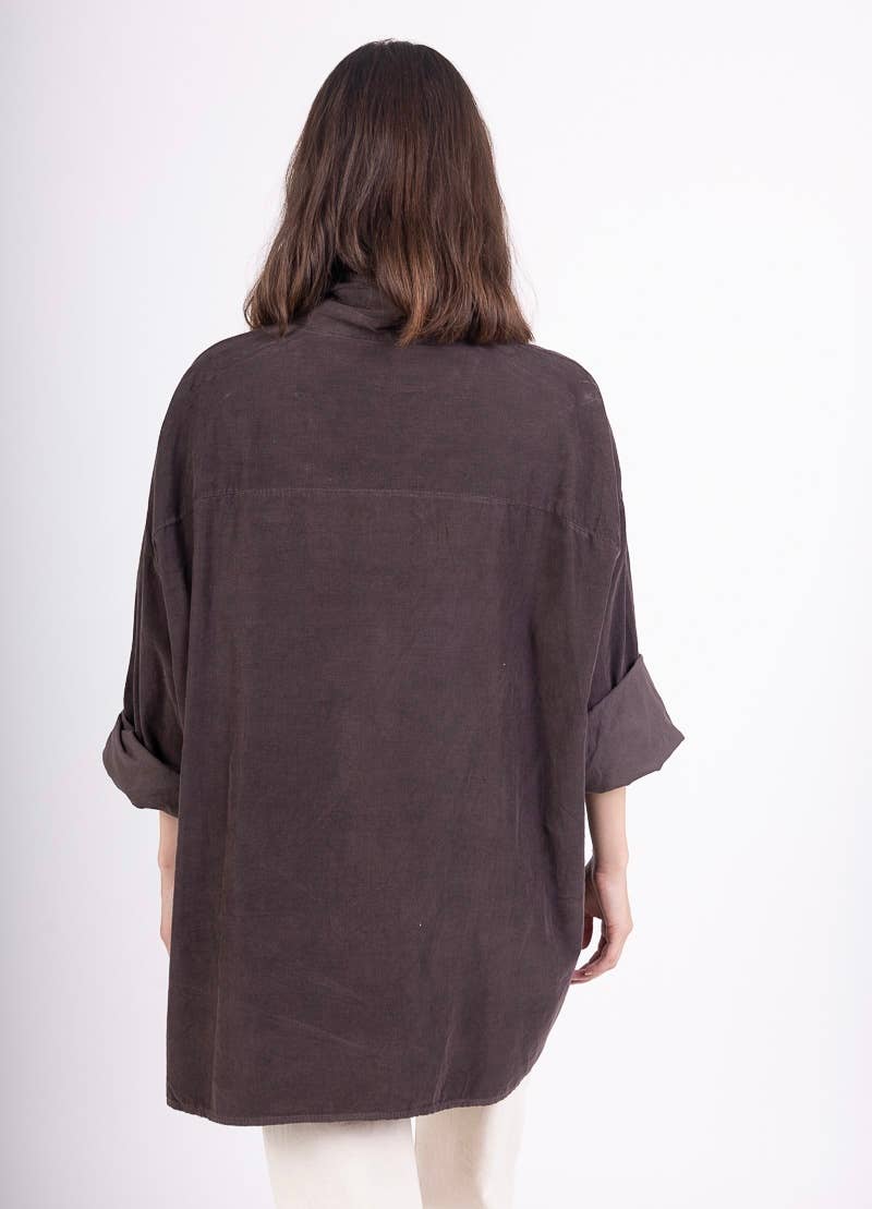 LINEN & COTTON HOUSE – Engroshandel Skjorte med buttondown – til kvinder – 4942 fløjlsbluse til efterår og vinter21