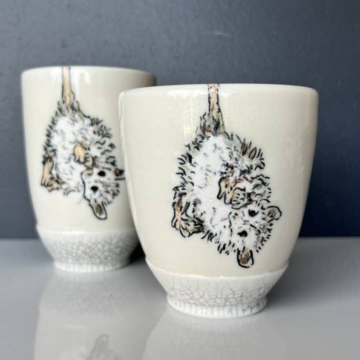 Lucy Nilan Studios - Wholesale Drinking Glass/Cup - Possum Tumblers8