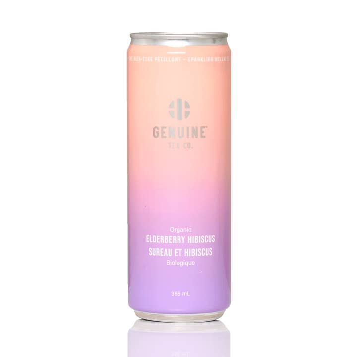 Hibiscus de sureau biologique - Thé glacé pétillant pour la vente par Genuine Tea