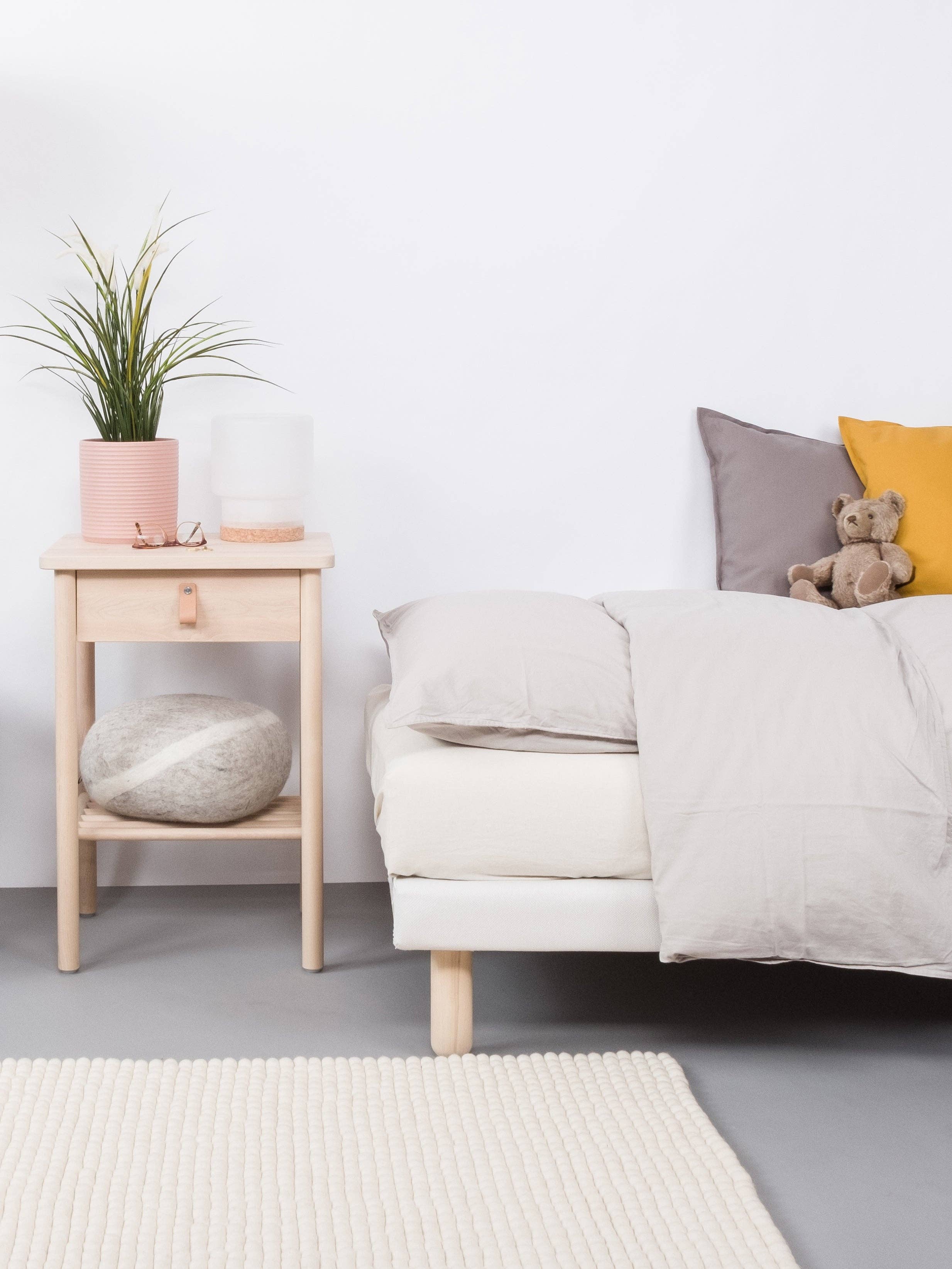 myfelt - Wholesale Area Rug - Linéa felt ball rug rectangular 100% wool5