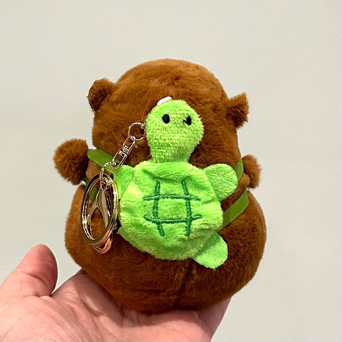 iconic mi – wholesale Keychain – Women's – Bag Charm Capybara Plush Keychain with Turtle Backpack 6