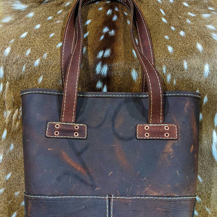 NDesigns Leather - Wholesale Tote Bag - Women's - "Kristi Aspen Aztec" Leather Purse6