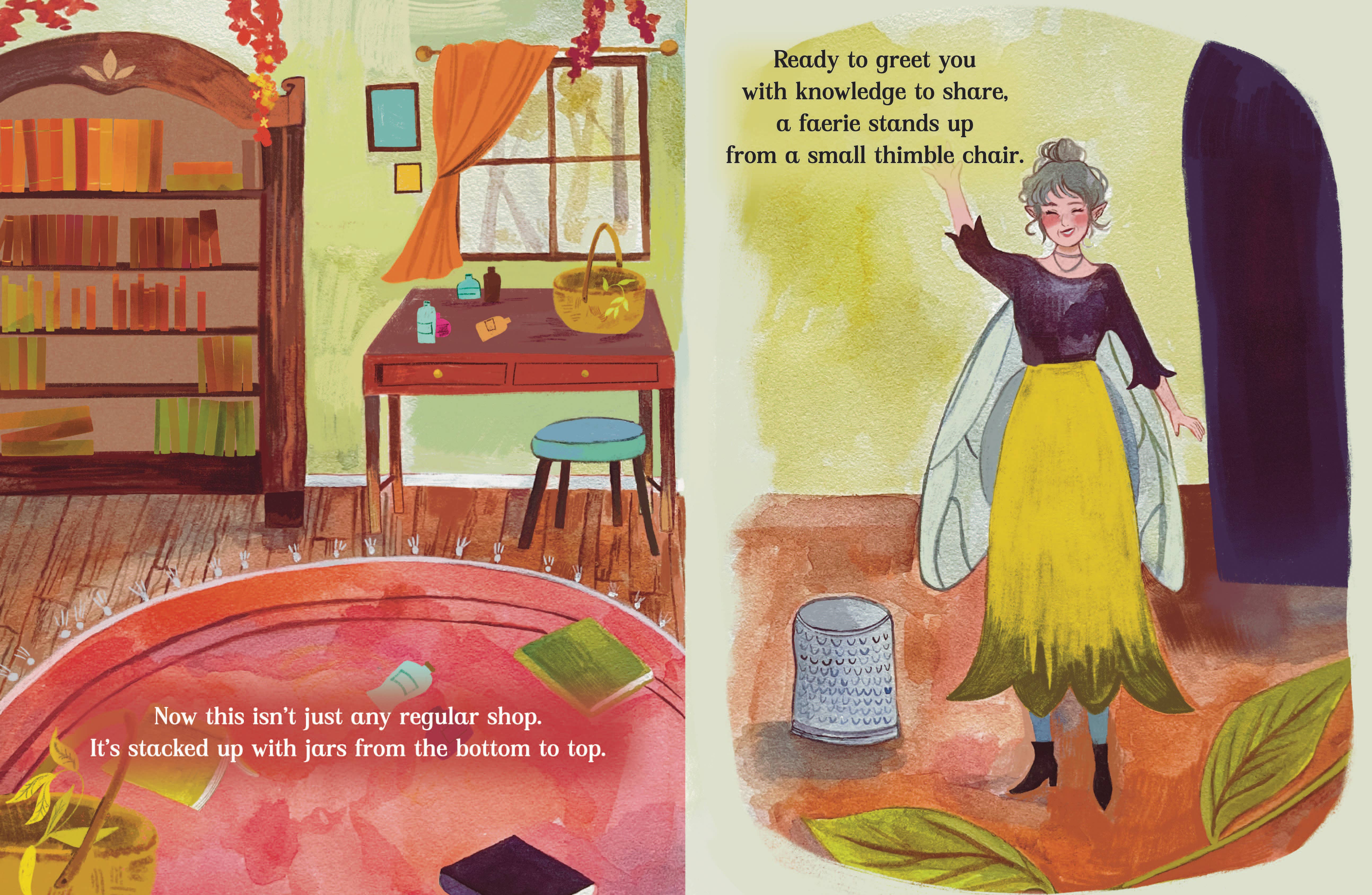 Red Wheel/Weiser LLC - Wholesale Folklore & Mythology - The Faerie Apothecary (Spiritual Children's Book, hardcover)5