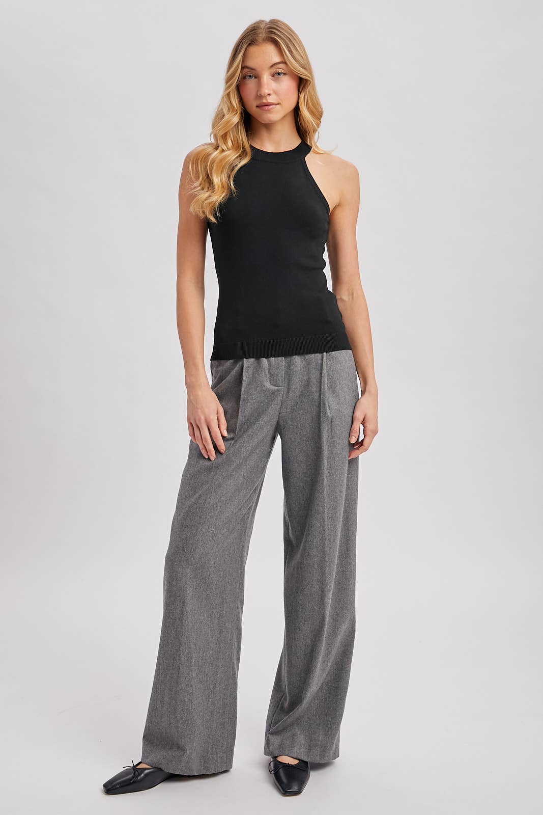 Bluivy - Venta al por mayor Camiseta sin mangas - Mujer - TOP DE PUNTO CON CUELLO HALTER8