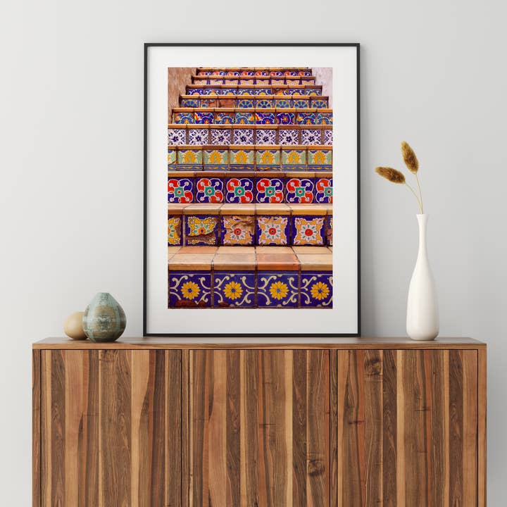 Ann Hudec Photography - Wholesale Photograph - Spanish Tiles San Antonio Photography Print Wall Art