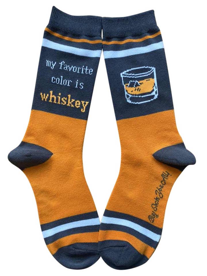 Meine Lieblingsfarbe ist Whiskey Damensocken für den Großhandel von Buy Socks You All