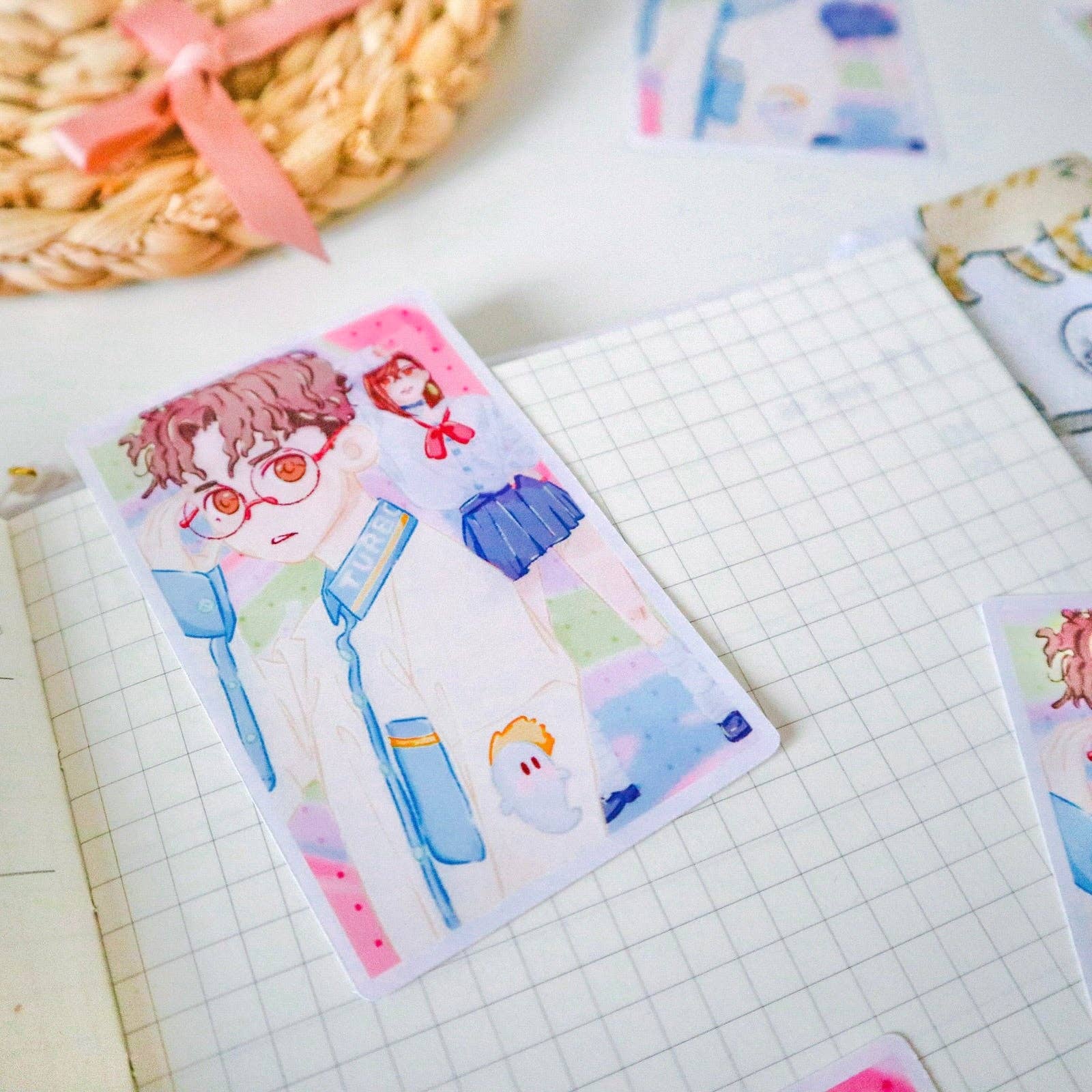 BlossomBujo Store - Wholesale Sticker - Sticker Flake Glossy - Dandadan4