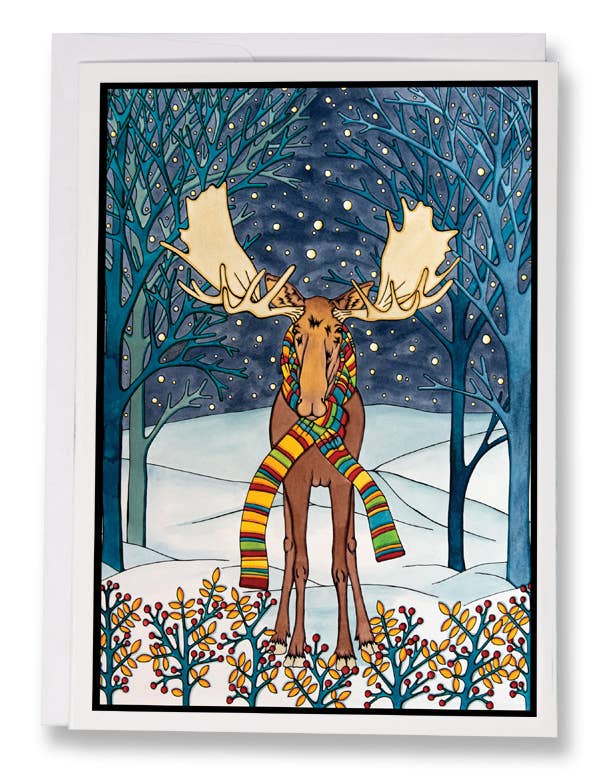 Sarah Angst Art - Wholesale Christmas Card - Packaged Cards 8-Pack: Best 5x7 Holiday Collection5