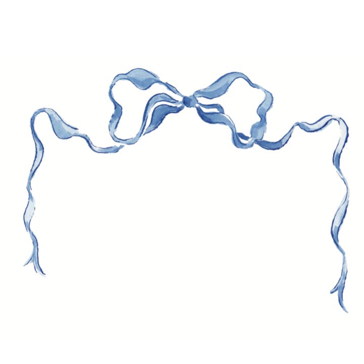 Blue Ribbon Placecard Set for wholesale by Hostess