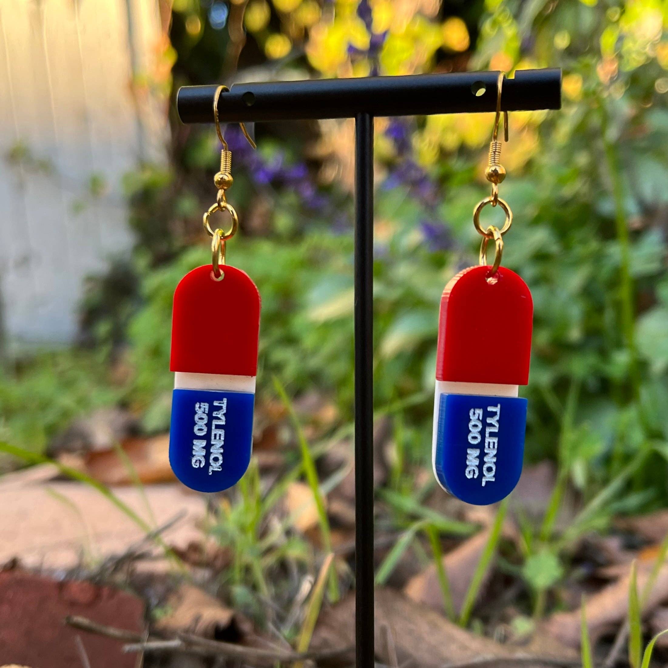 The Spooky Haus - Wholesale Dangle Earrings - Tylenol Earrings5