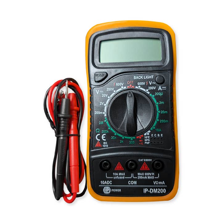 IP Power DM200 Digital Multimeter for wholesale by Westinghouse Battery