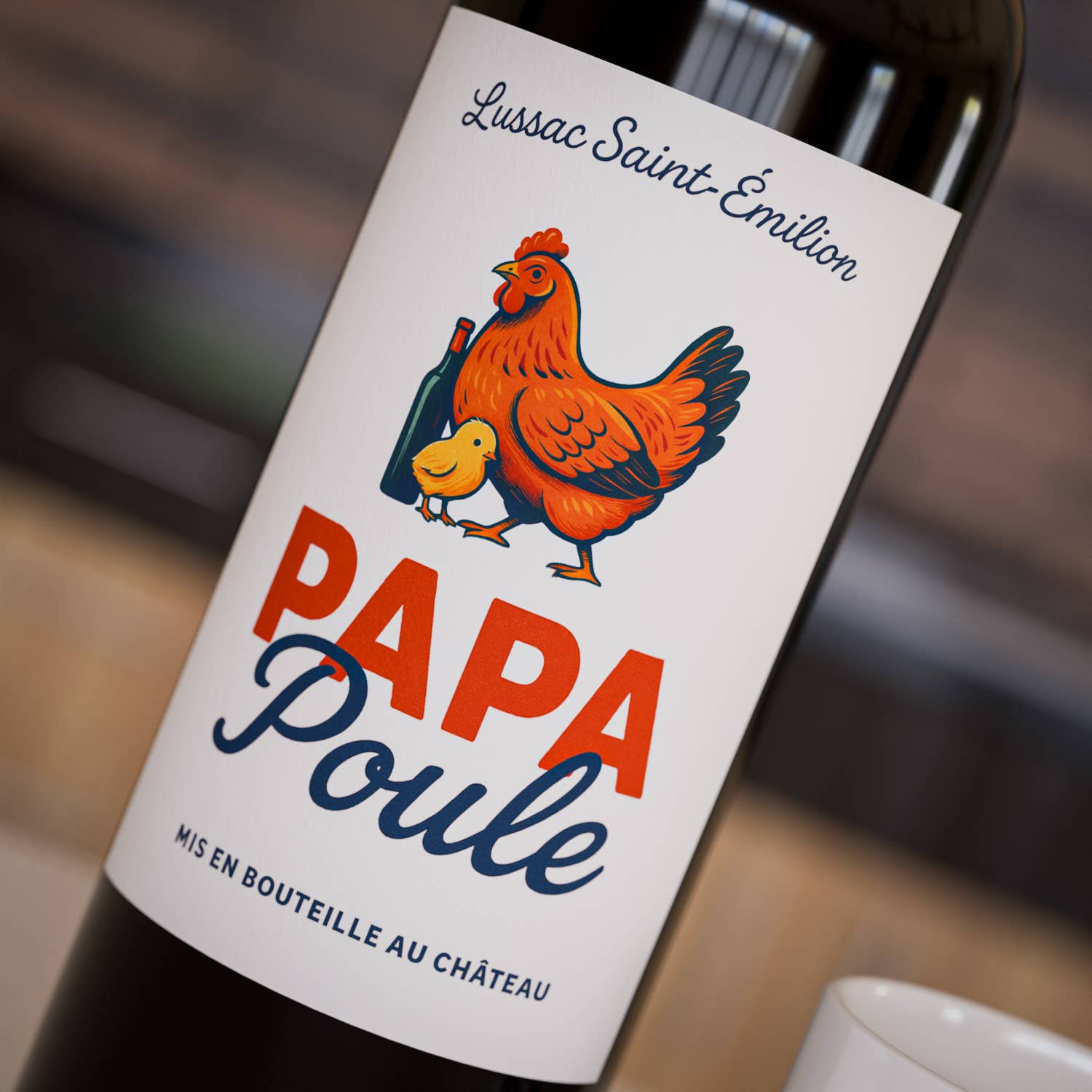 Les Compagnons du Canon - Wholesale Red Wine - Papa Chicken 2022 - Lussac St Emilion3