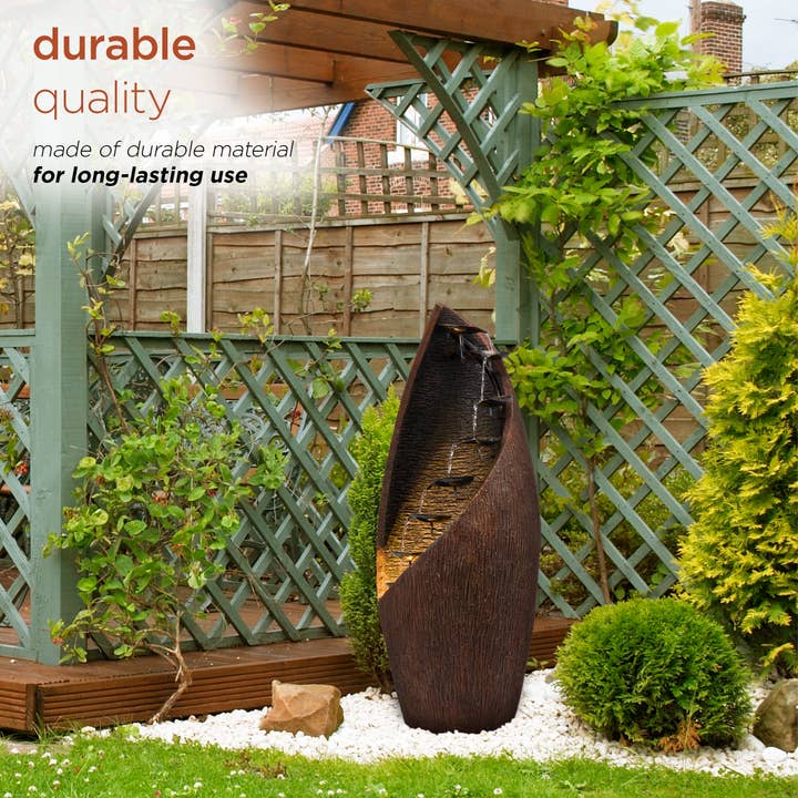 Alpine Corporation - Wholesale Outdoor Ornament/Decor - Alpine Corporation Eight Spiraling Tiered Fountain4