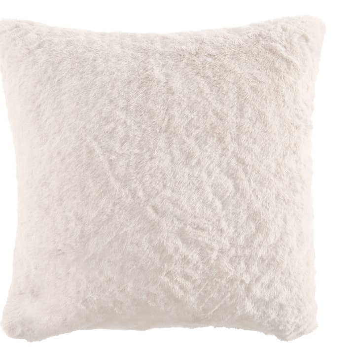 Tiseco - Wholesale Throw/Decorative Pillow - Cushion (filled) RUBY - imitation rabbit fur - 45x45 cm5