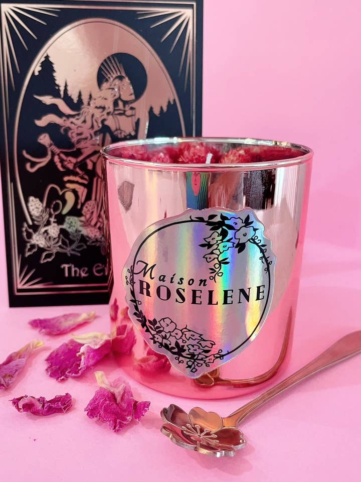 Candela di cristallo per l'abbondanza: L'imperatrice con carta dei tarocchi per la vendita all'ingrosso da parte di Maison Roselene