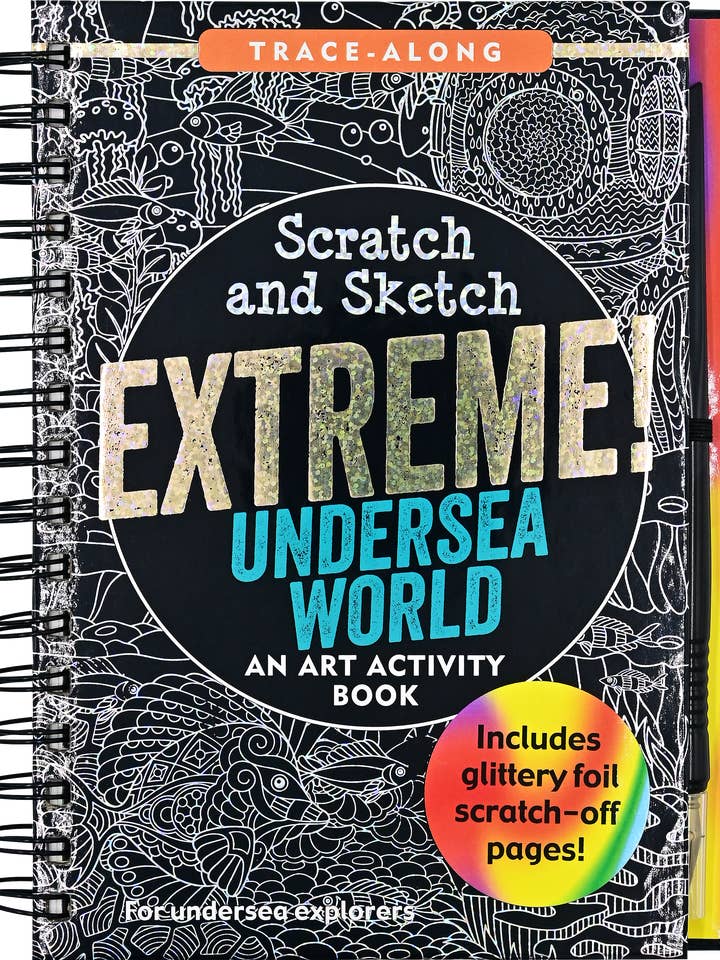 Extreme! Undersea World Scratch and Sketch for wholesale by Peter Pauper Press