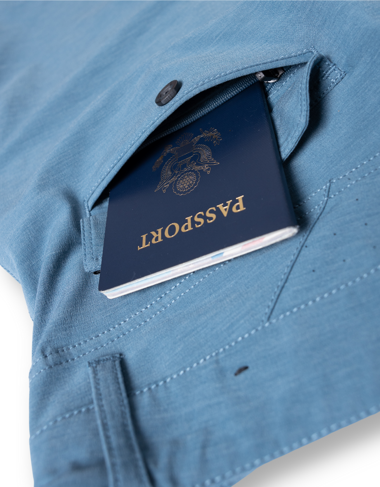 Baja Llama - Venta al por mayor Pantalones cortos - Hombre - PANTALÓN CORTO EXPLORADOR MAGELLAN 19" - AZUL ÁNADE REAL3