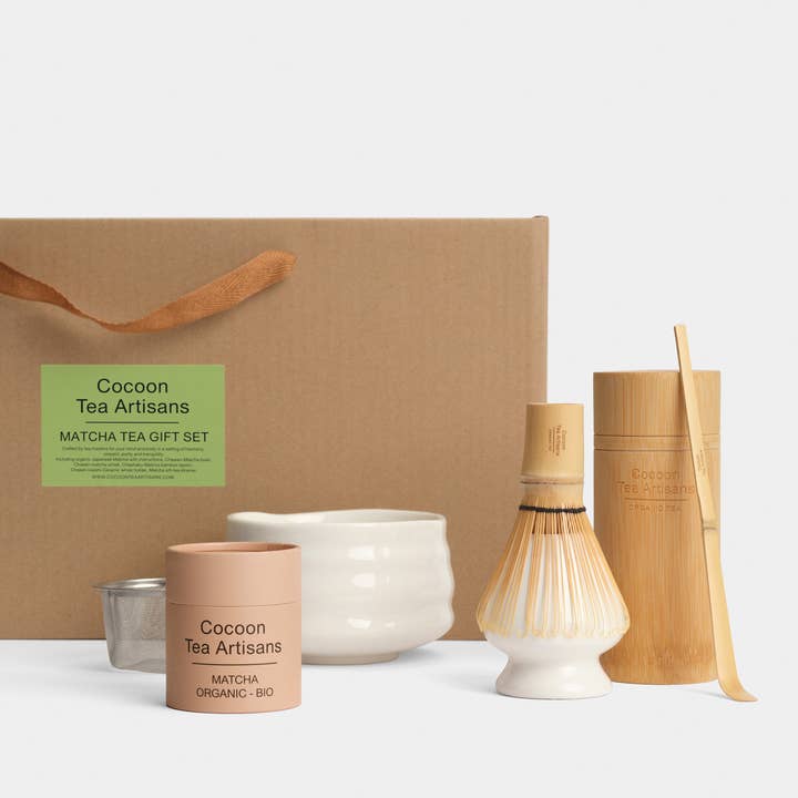 Cocoon Tea Artisans - Wholesale Tea Set - Matcha Tea Gift Set with organic Matcha