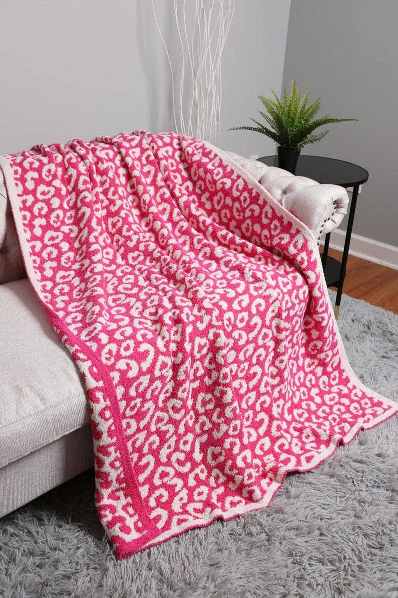 MiMi Wholesale - Wholesale Throw Blanket - Super Lux Leopard Print Throw Blanket17