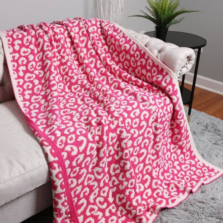 MiMi Wholesale - Wholesale Throw Blanket - Super Lux Leopard Print Throw Blanket14