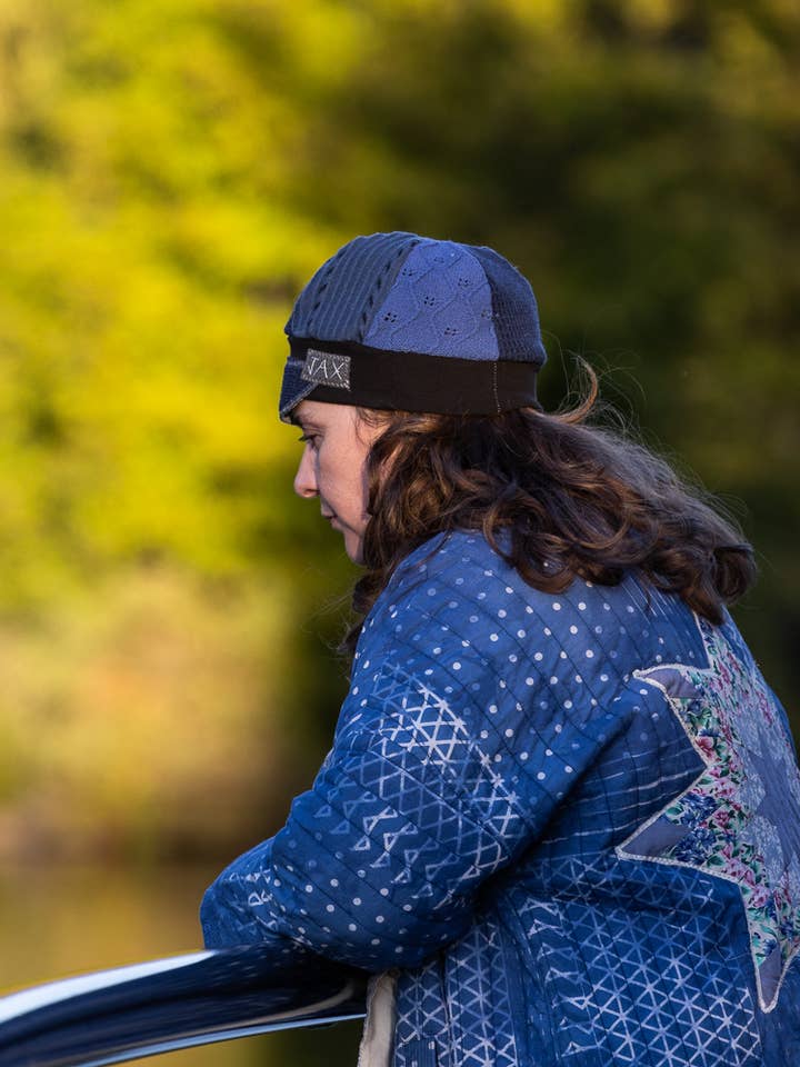 Elige tu color base Jersey reciclado mezclado Gorra de repartidor para venta al por mayor de Jax Upcycled