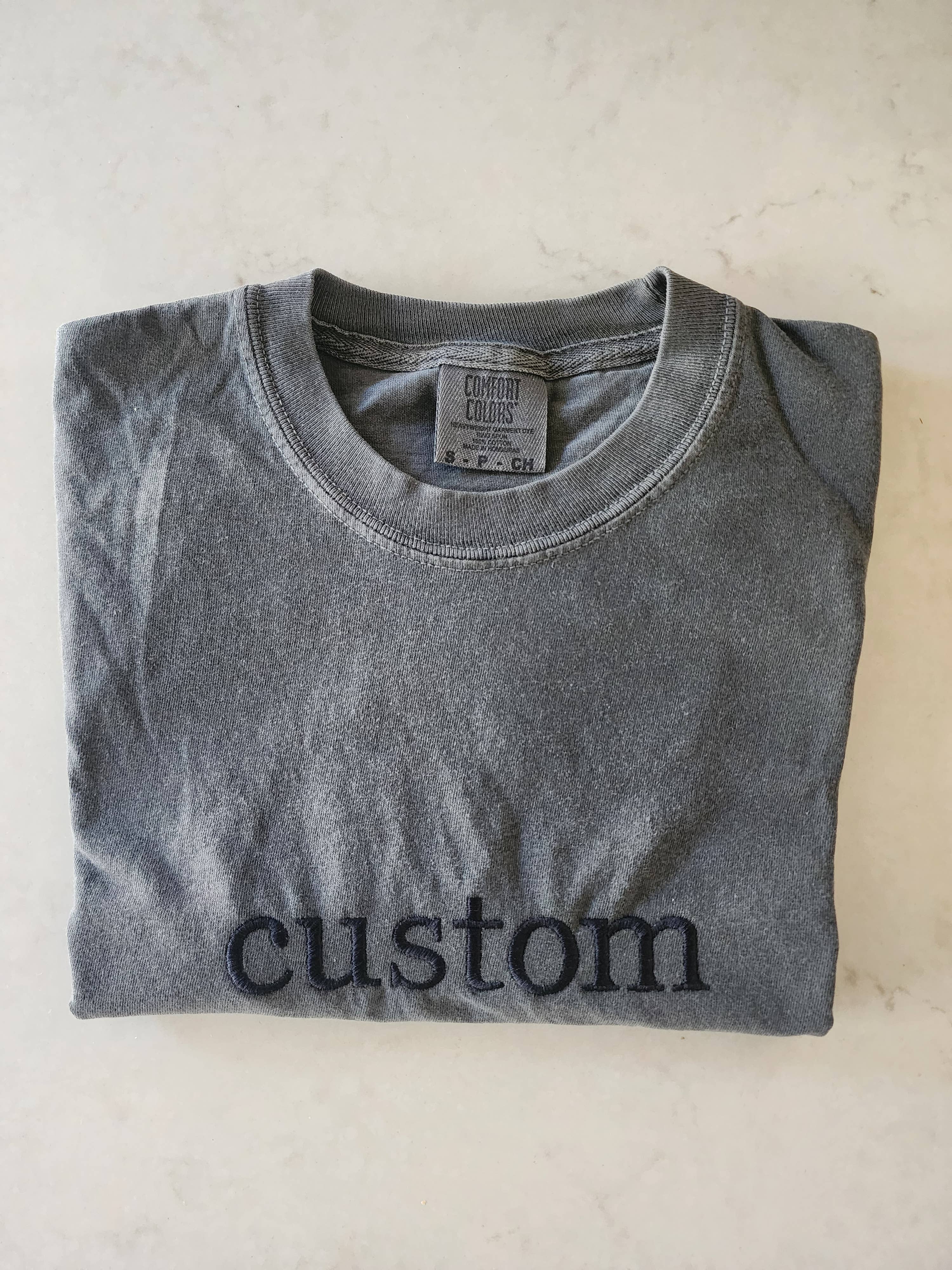 Coffee and Chaos Apparel - Wholesale Sweatshirt - Women's - Custom embroidered short sleeve t-shirt1