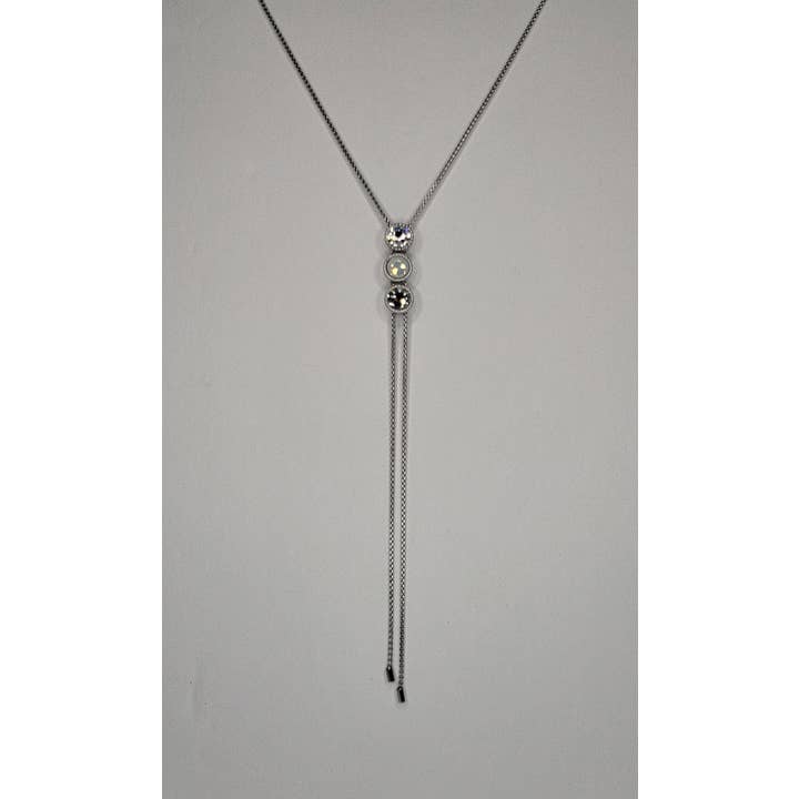 BETTYOH INC - Wholesale Y-Neck/Lariat Necklace - Slide Necklace - Swarovski Elements7