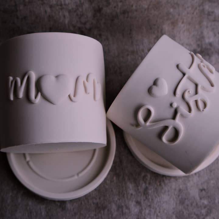 ECLAT DE L'AUBE - Wholesale Jar/Filled Candle - Handmade container scented candle - Mum and Sister