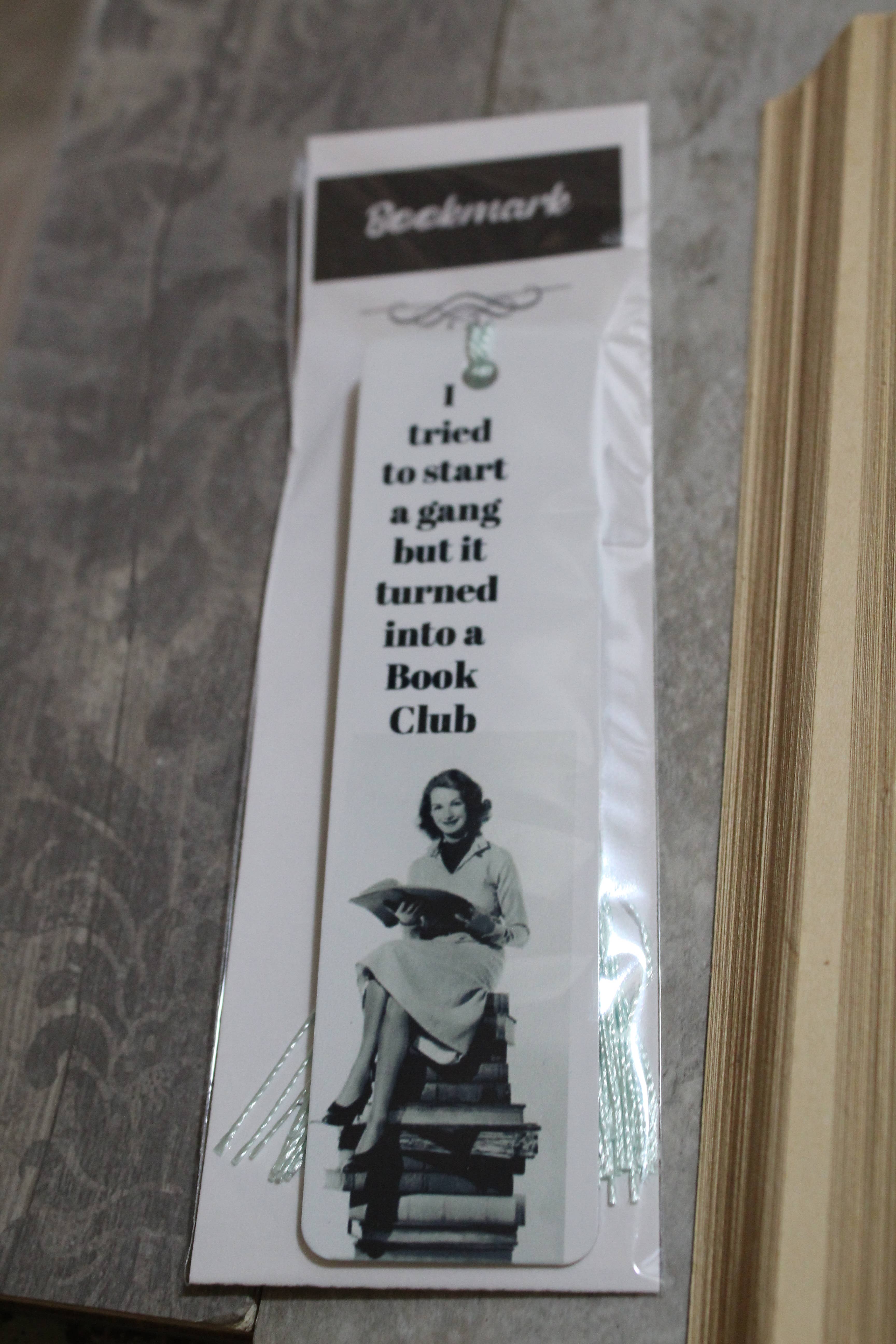 Raven Design - Wholesale Bookmark - I tried to Start a gang but it turned into // Metal Bookmark3