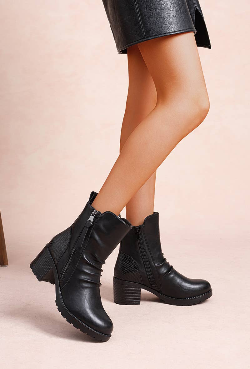 LADY GLORY - Wholesale Booties - Women's - Women's Heeled Ankle Boots – Comfort & Charm0