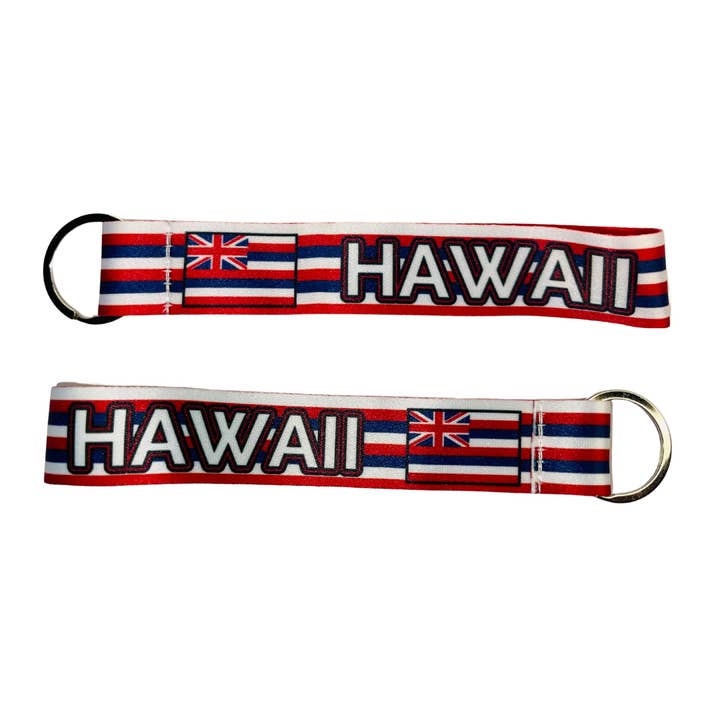 Fabric Keychain - State of Hawaii Flag - USA - K070 for wholesale by Astur Pins