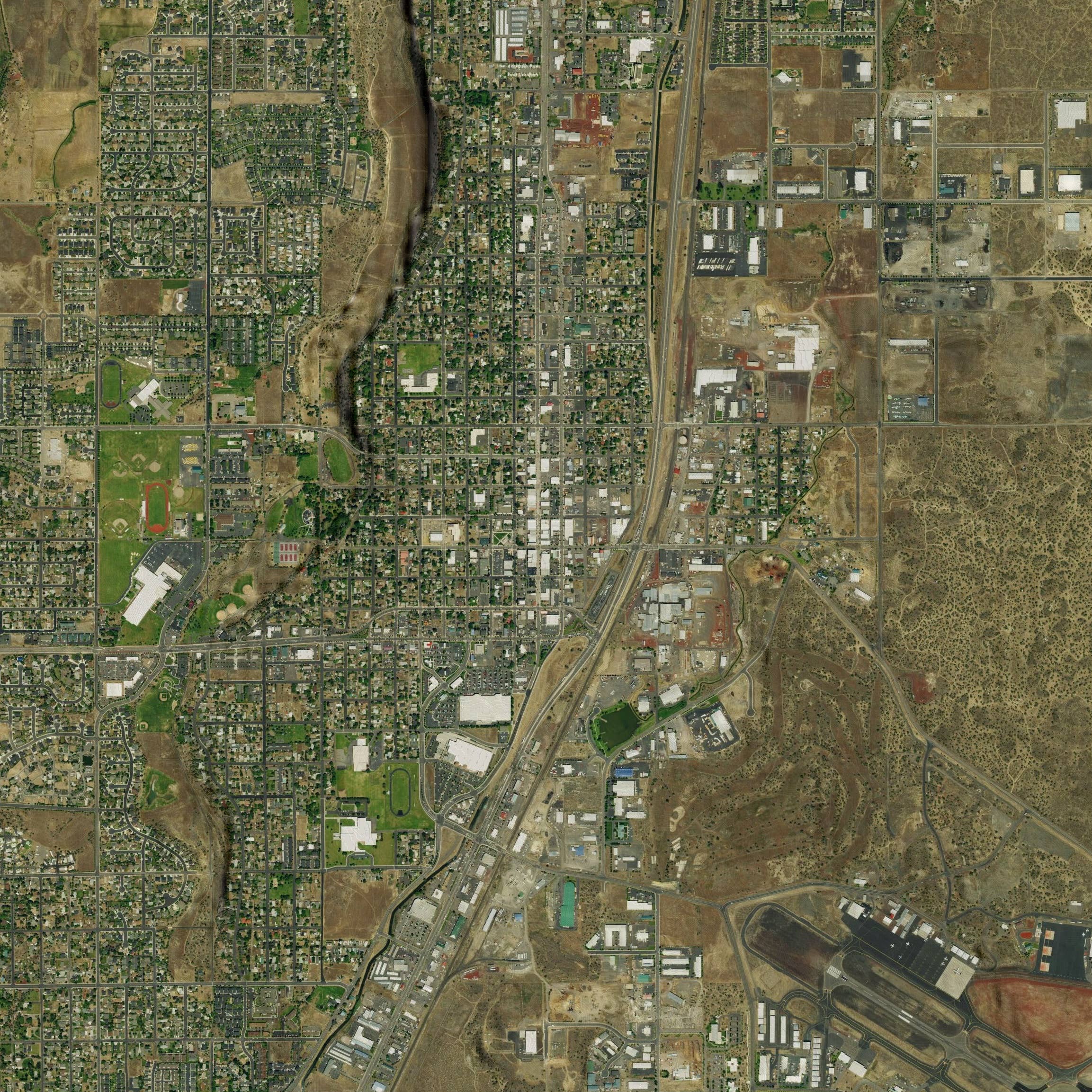 JACE.design - Wholesale Art Print - Redmond OR Map Print Satellite4