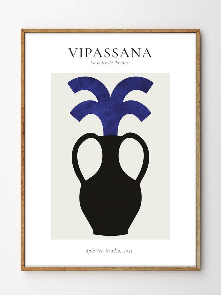 Bastien Bouta, Vipassana kunstplakat for engroshandel hos Gustave
