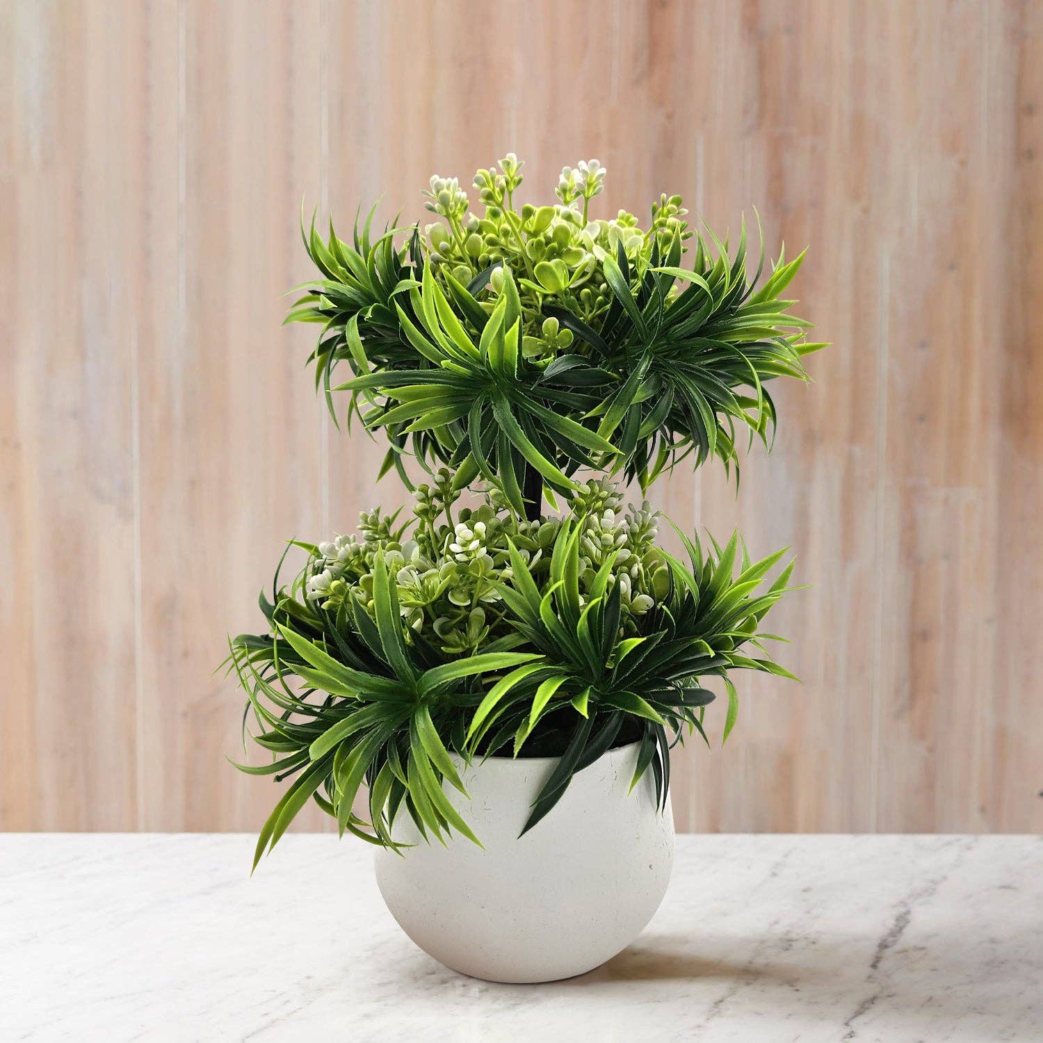Ledsone – wholesale Artificial plant – Small Potted Artificial Flower 2 Pack Indoor Décor ~538129
