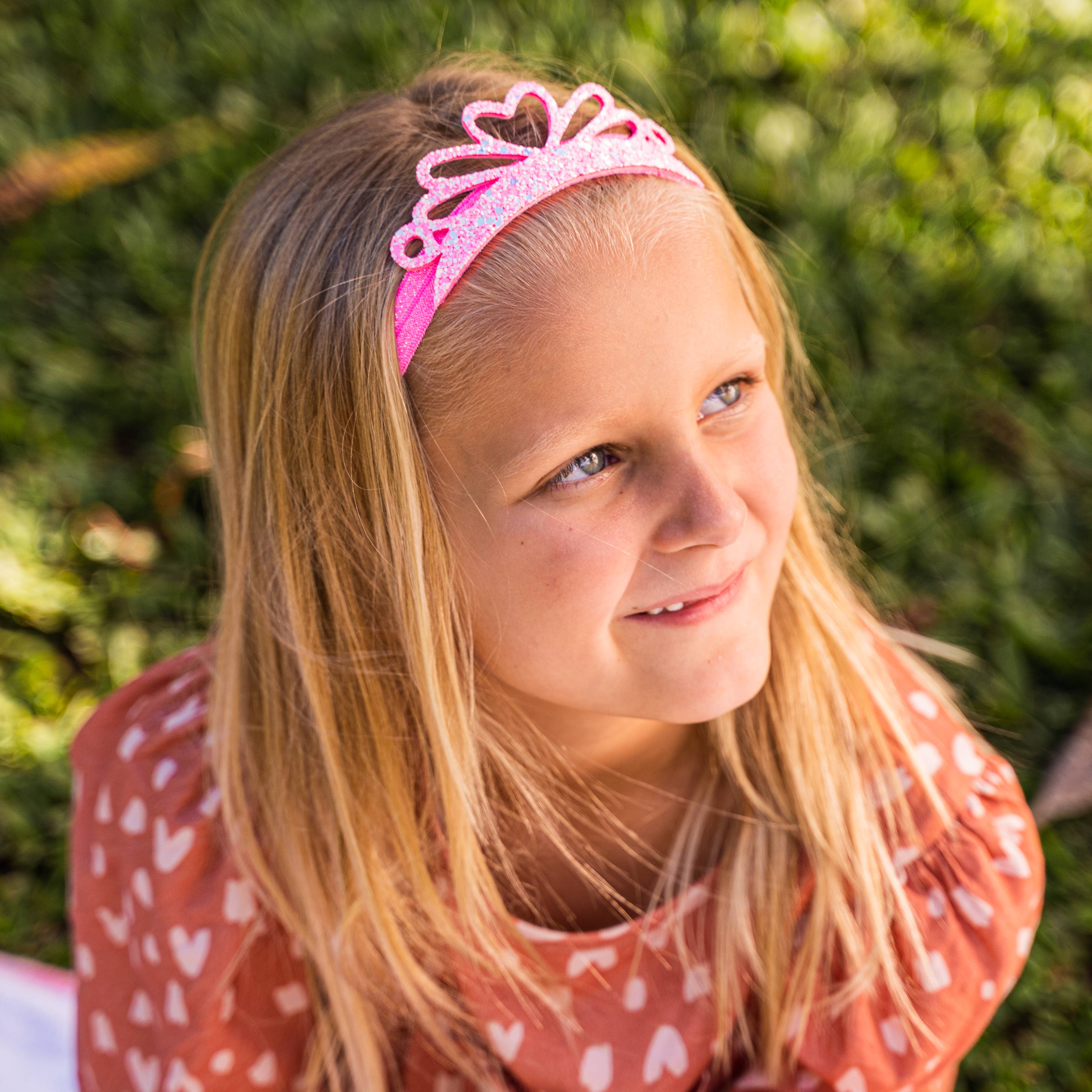 Frog Sac - Wholesale Tiara - Kids - Stretch Glitter Princess Tiara Headbands1