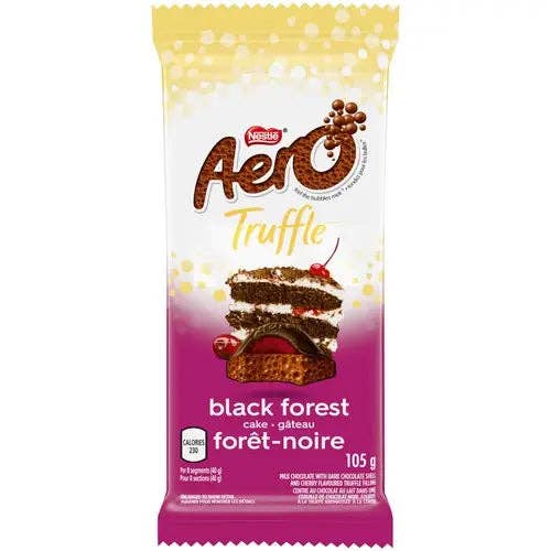 Aero Truffle Black Forest Cake - 15x105.0 g for wholesale by Echo Sales Canada