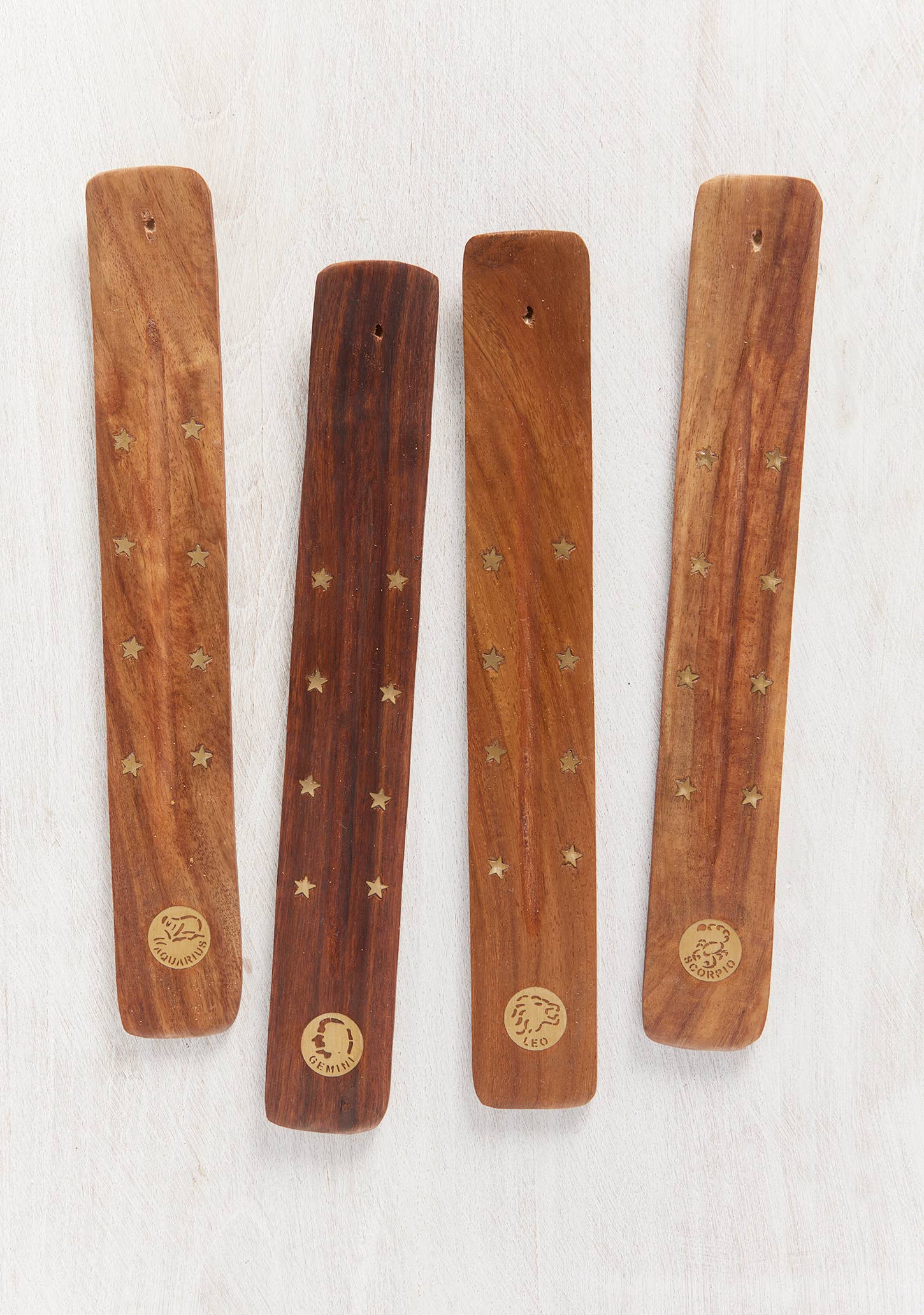 Namaste - Wholesale Incense holder - Zodiac Incense Holder, Natural, Brass3