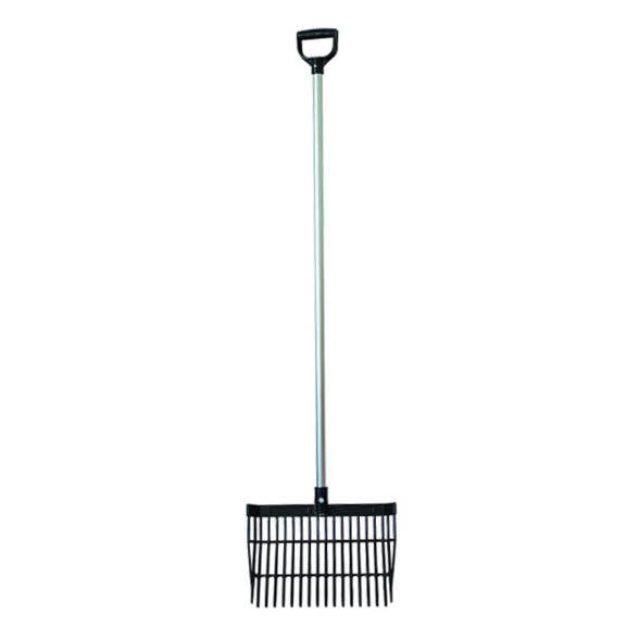 Black TuffRider Plastic Shaving Fork With Iron Handle for wholesale on Faire