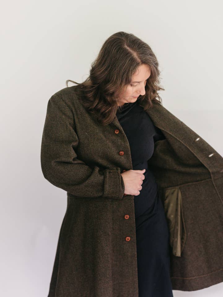 Folkwear – Engroshandel Frakke - Dame – 263 Countryside Frock Coat - Symønster2